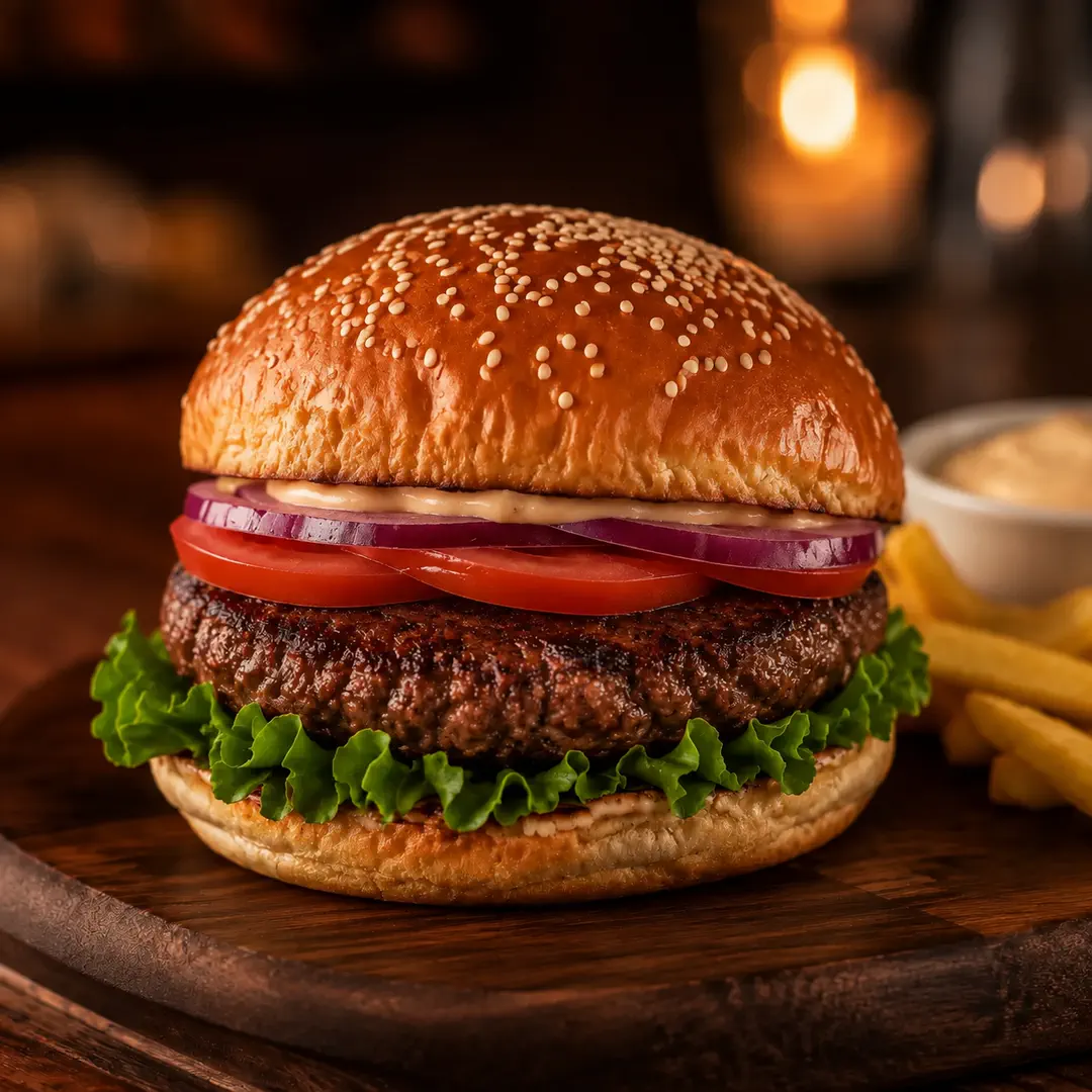 HJEMMELAVET BIG BURGER