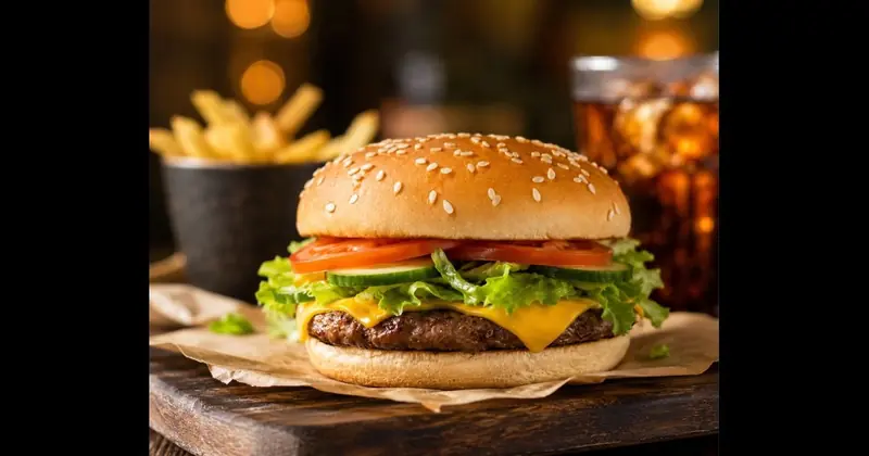 HJEMMELAVET CHEESE BURGER